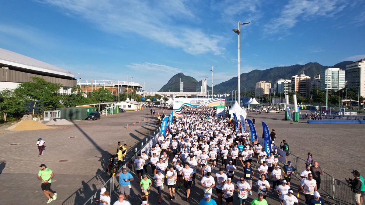Verdadeiro festival olímpico aberto a todos, primeira edição da Corrida Time Brasil lota o Parque Olímpico Rita Lee
