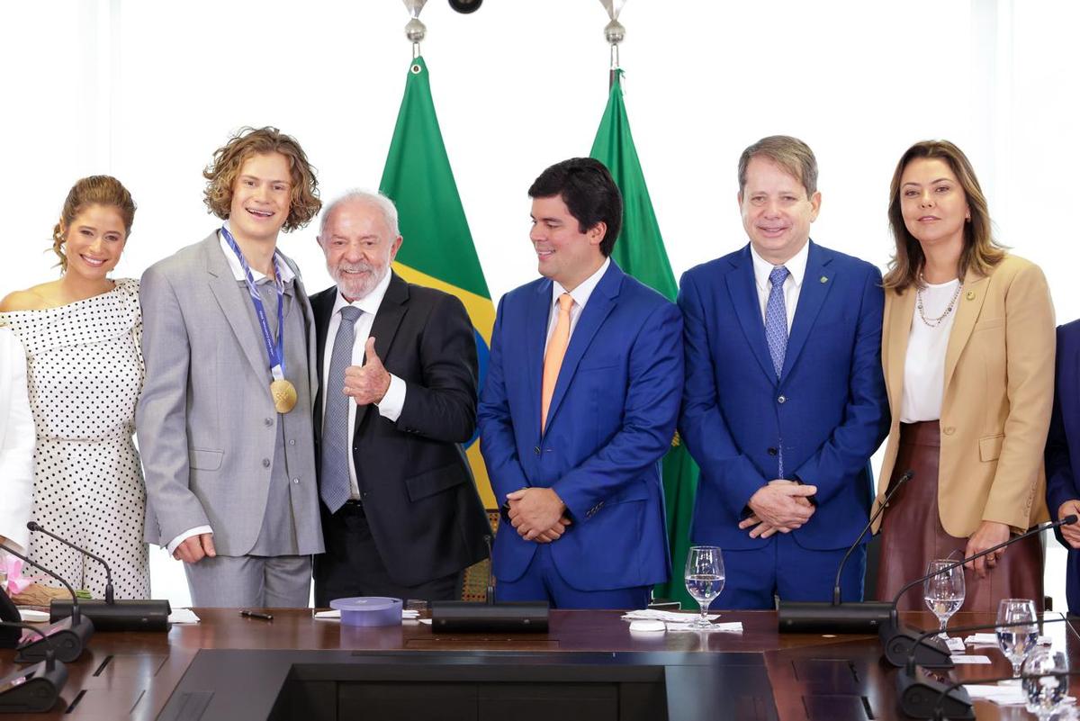 Lula recebe Lucas Pinheiro Braathen no Planalto após ouro histórico em Milão-Cortina 2026