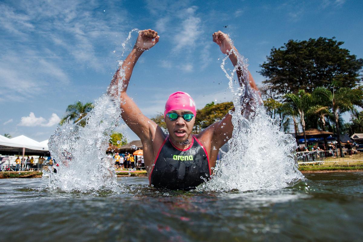 Maranhão é hegemônico nas águas abertas dos Jogos da Juventude CAIXA Brasília 2025