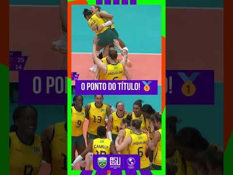 BRASIL É BICAMPEÃO DE VÔLEI NO PAN JÚNIOR!