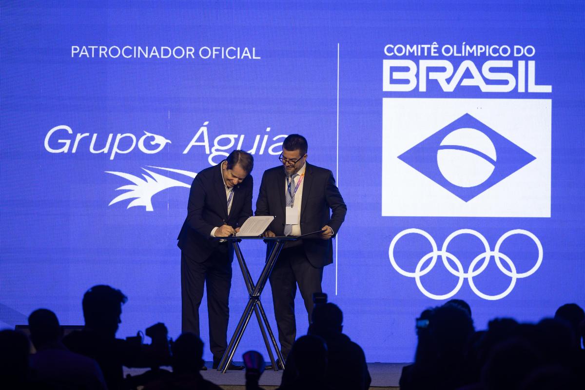COB e Grupo Águia anunciam renovação da parceria na COB Expo 2025 (Jonne Roriz/COB)