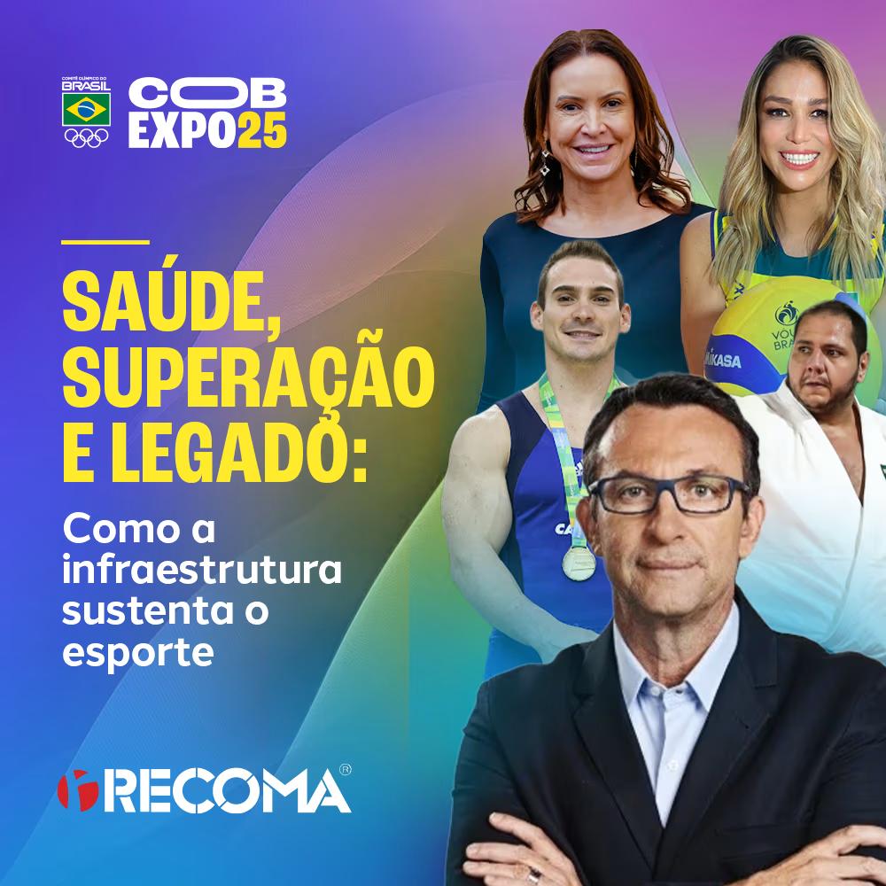 Medalistas olímpicos Érika Coimbra, Maurren Maggi, Rafael Silva “Baby”, Arthur Zanetti se juntam ao Craque Neto na COB Expo