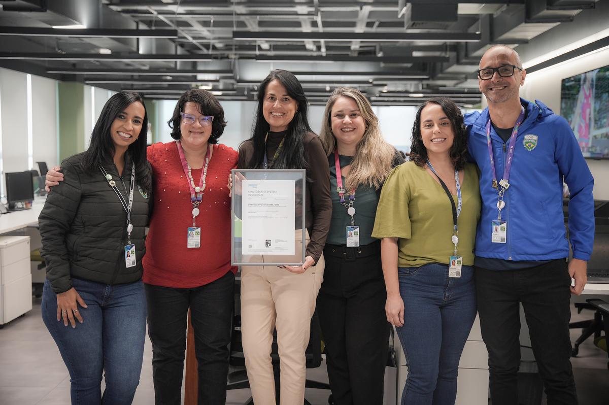 Equipe de Escritório de Projetos, área que liderou o processo de manutenção da certificação ISO 9001